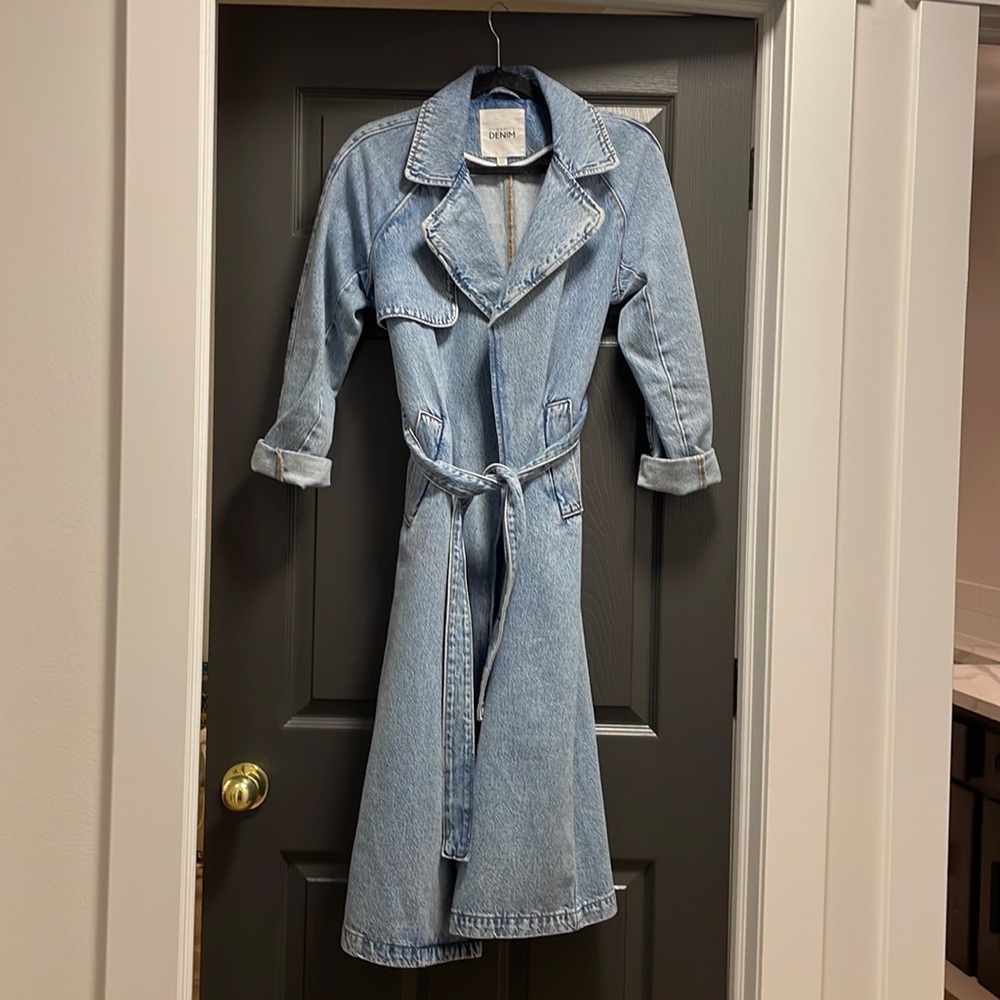 Dynamite Denim Trench Coat